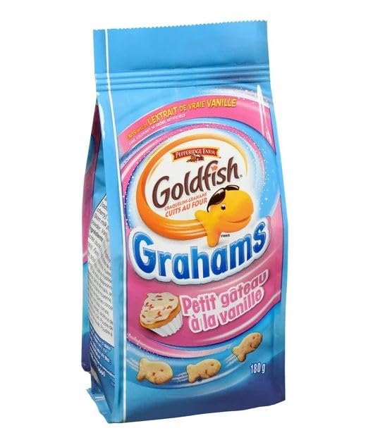 Pepperidge Farm Goldfish Vanilla Cupcake Grahams, 180g/6.3oz (Shipped from Canada)