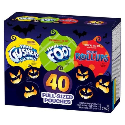 Betty Crocker Fruit Halloween Variety Pack 755g/26.63oz (Shipped from Canada)