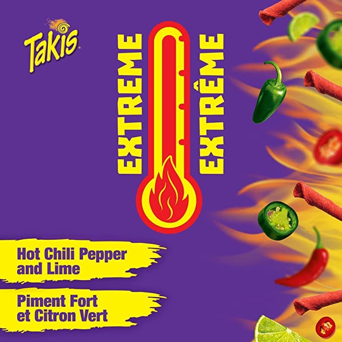 Takis Fuego Spicy Chili Pepper Lime  2