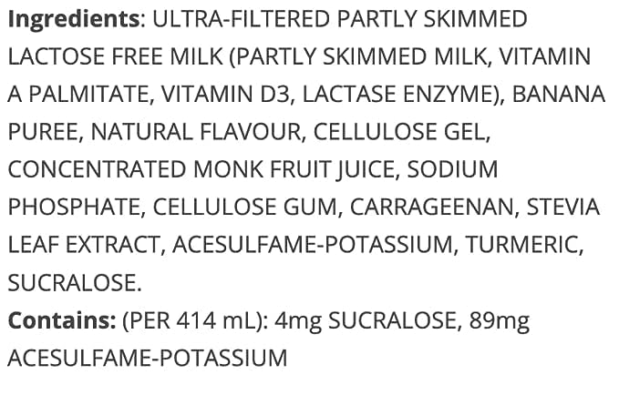 Fairlife Core Power 26g Protein Milk Shakes Banana Made with Canadian Milk, 414mL/14 fl. oz. (Shipped from Canada)