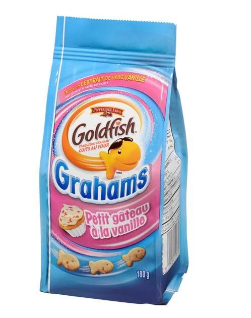 Pepperidge Farm Goldfish Vanilla Cupcake Grahams, 180g/6.3oz (Shipped from Canada)