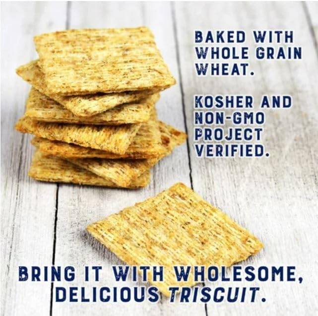 Triscuit Cracked Pepper & Olive Oil Crackers 200g/7oz (Shipped from Canada)