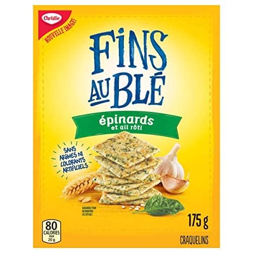 Wheat Thins Spinach & Roasted Garlic Crackers 175g/6.1oz (Shipped from Canada)