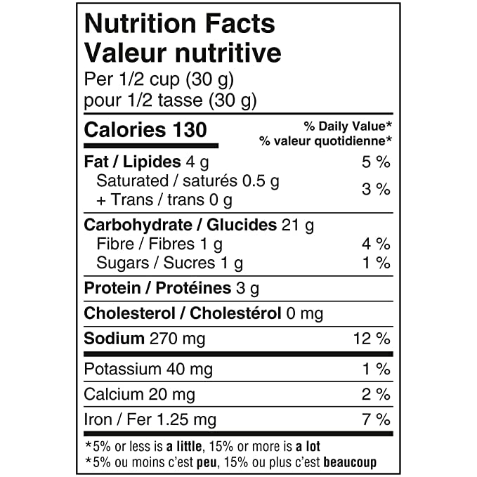 Goldfish Mix Xtreme Cheddar and Pretzel Crackers Nutrition Facts