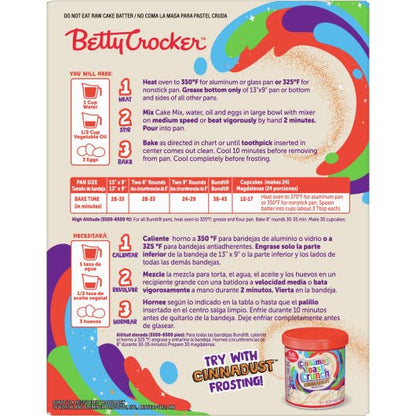 Betty Crocker Cinnamon Toast Crunch Cake Mix 2