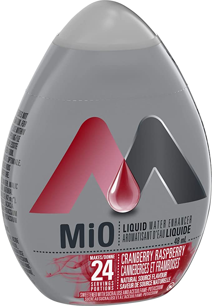 MiO Cranberry Raspberry Liquid Water Enhancer 48mL/1.6 fl. oz. (Shipped from Canada)