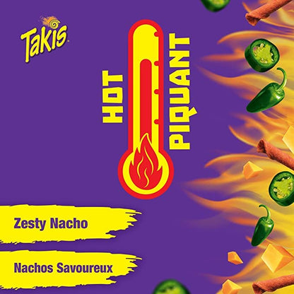 Takis Zesty Nacho Cheese Rolled Tortilla Chips 2