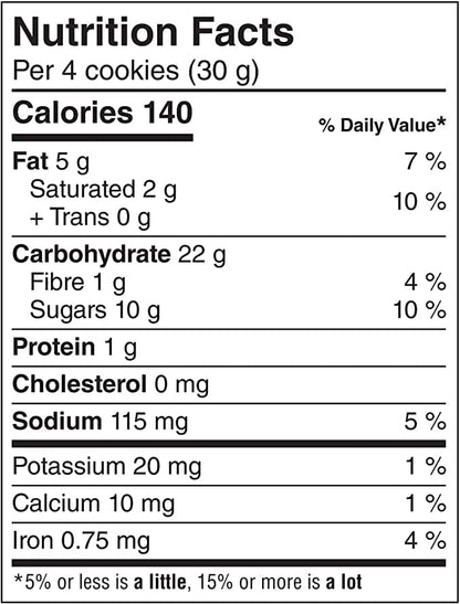 Breaktime Chocolate Chip Dare Cookies 250g/8.8oz (Shipped from Canada)