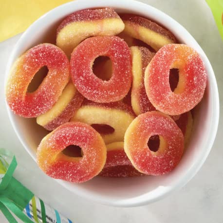 Great Value Gummy Peach Rings 475g/16.7oz (Shipped from Canada)