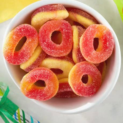 Great Value Gummy Peach Rings 475g/16.7oz (Shipped from Canada)