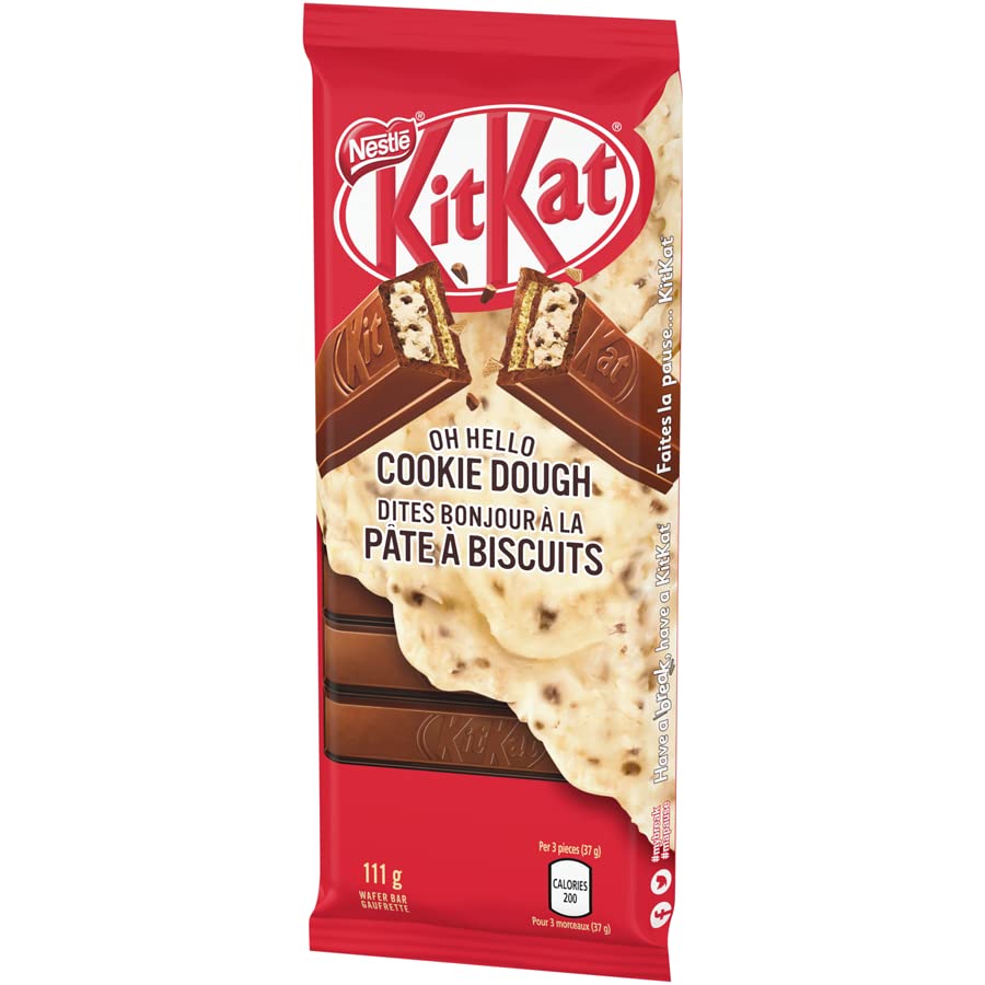 Kit Kat Cookie Dough Wafer Bar, 111g/3.9oz (Shipped from Canada)