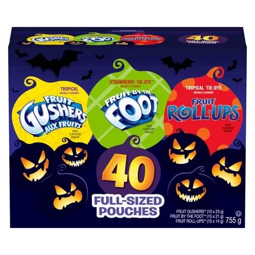 Betty Crocker Fruit Halloween Variety Pack 755g/26.63oz (Shipped from Canada)