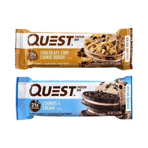 Quest Protein Bar Chocolate Chip Cookies and Cream 2