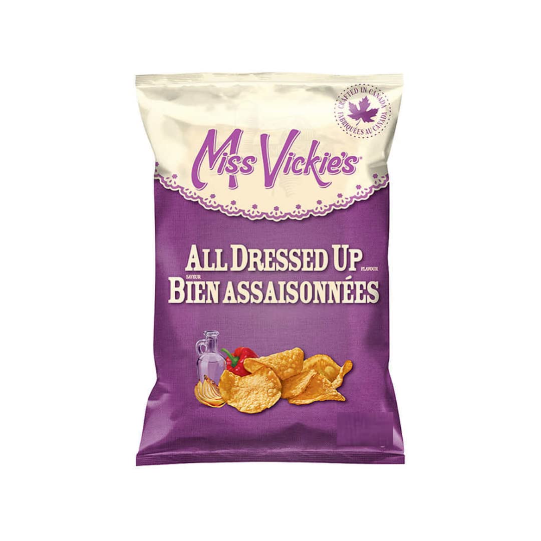 Miss Vickies All Dressed Kettle Cooked Potato Chips front cover