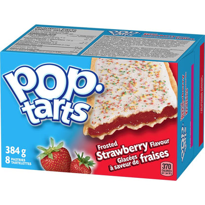 Kellogg's Pop-Tarts toaster pastries, Frosted Strawberry, 8 pastries, 384g/13.5oz (Shipped from Canada)