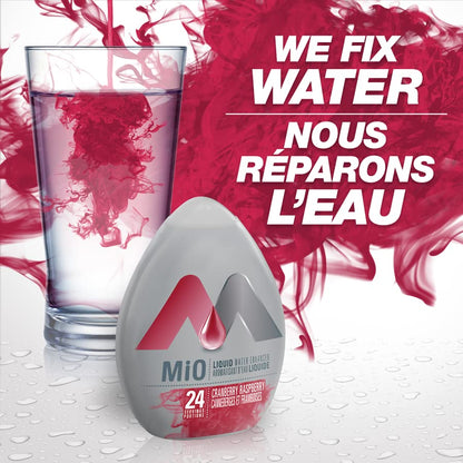 MiO Cranberry Raspberry Liquid Water Enhancer 48mL/1.6 fl. oz. (Shipped from Canada)