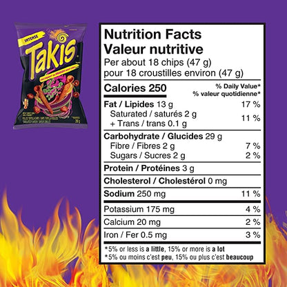 Takis Dragon Sweet Chili Rolled Tortilla Chips, 280g/9.8oz (Shipped from Canada)