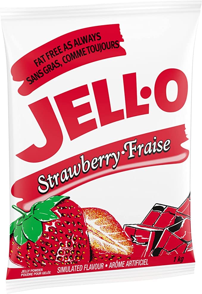 Jell-O Strawberry Jelly Powder Gelatin Mix 2