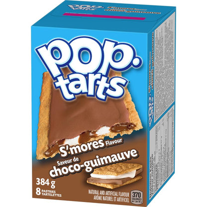 Kellogg's Pop-Tarts toaster pastries, S'mores, 8 pastries, 384g/13.5oz (Shipped from Canada)