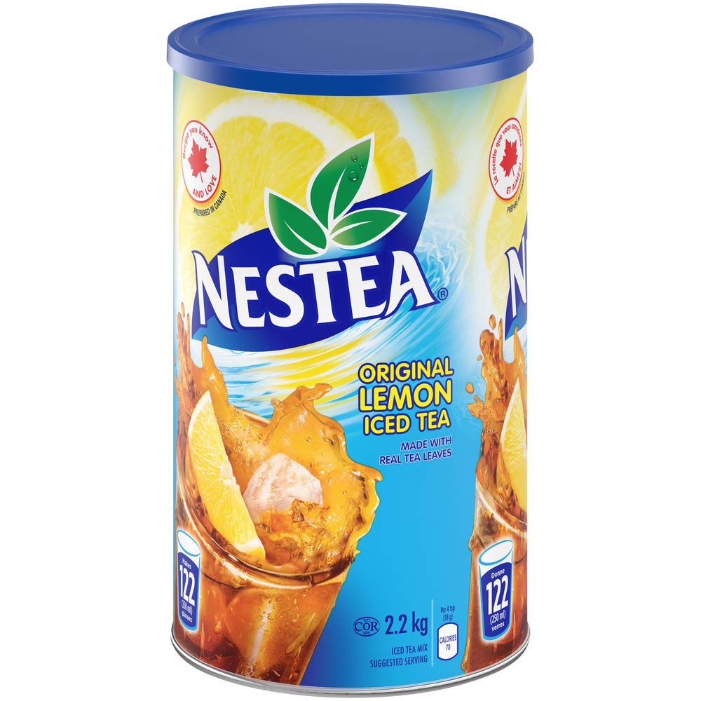 Nestea Original Canadian Lemon Iced Tea Mix Jumbo Can 2.2kg/77.6oz (Shipped from Canada)