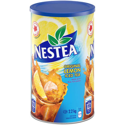 Nestea Original Canadian Lemon Iced Tea Mix Jumbo Can 2.2kg/77.6oz (Shipped from Canada)