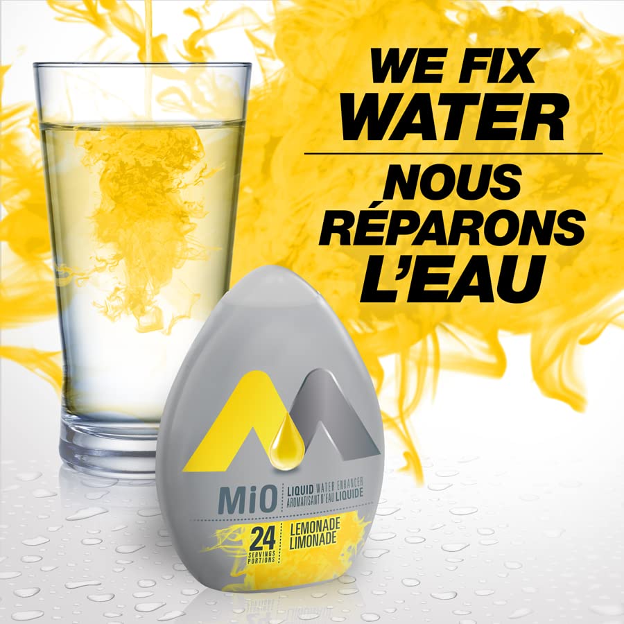 MiO Lemonade Liquid Water Enhancer 48mL/1.6 fl. oz. (Shipped from Canada)