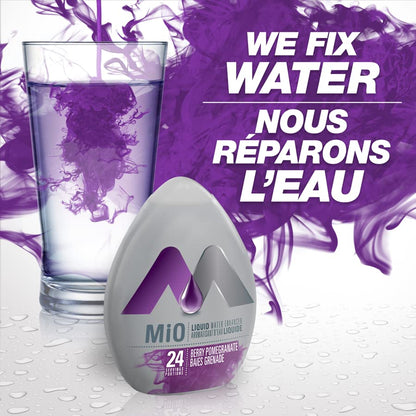 MiO Berry Pomegranate Liquid Water Enhancer, 48mL/1.6 fl. oz. (Shipped from Canada)