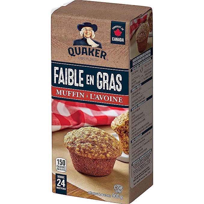 Quaker Muffin Mix Low Fat Oatmeal 3