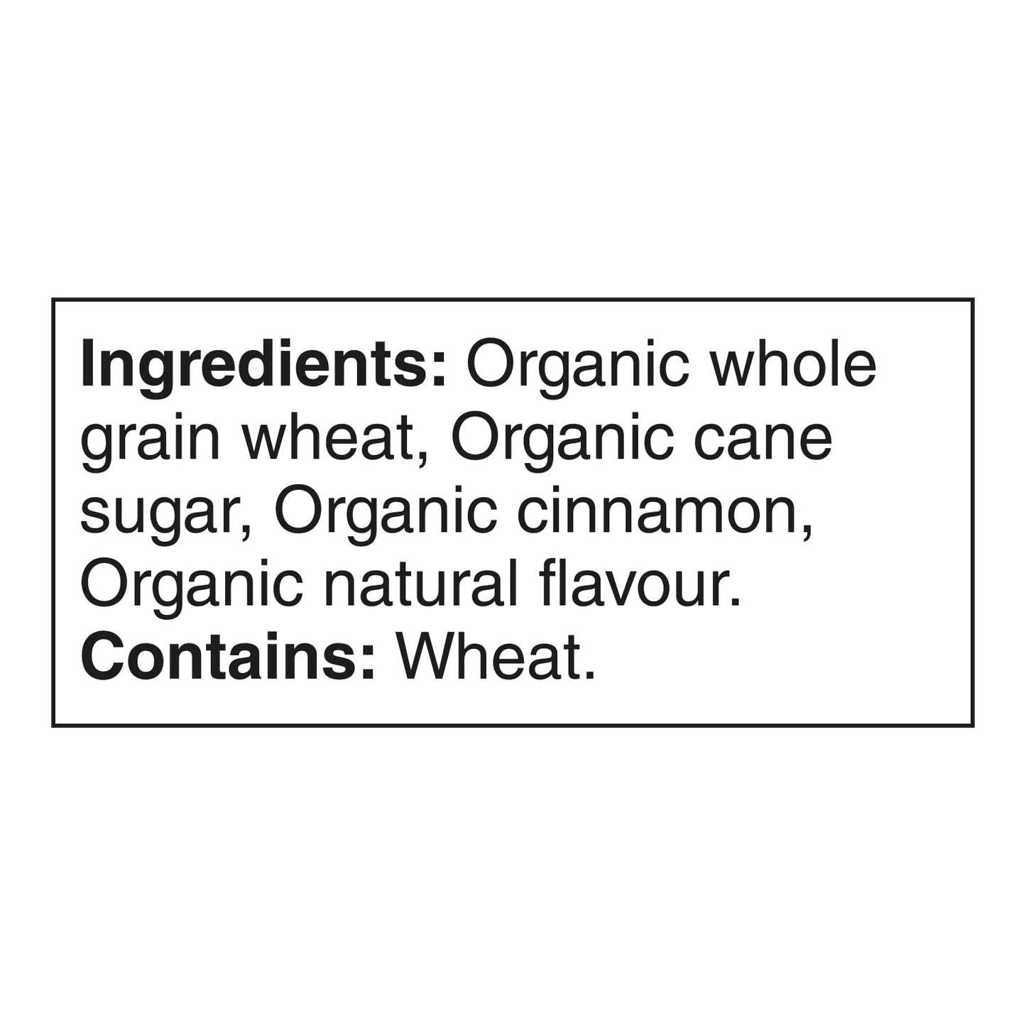 Kashi Go Organic Cinnamon Harvest Cereal Ingredients