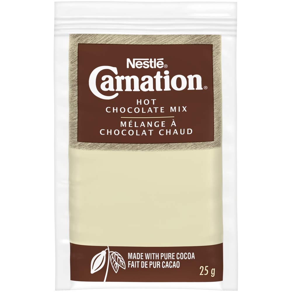 Nestle Carnation Hot Chocolate Rich and Creamy 10 x 25 g sachets, 250g (8.83oz), Product of Canada