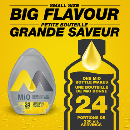 MiO Lemonade Liquid Water Enhancer 48mL/1.6 fl. oz. (Shipped from Canada)