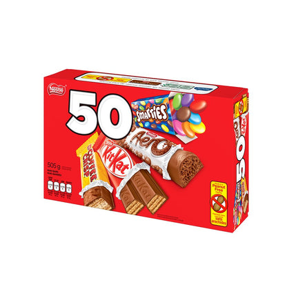 Nestle Favourites Snack Size Kit Kat, Aero, Coffee Crisp, Smarties 505g/17.81oz (Shipped from Canada)