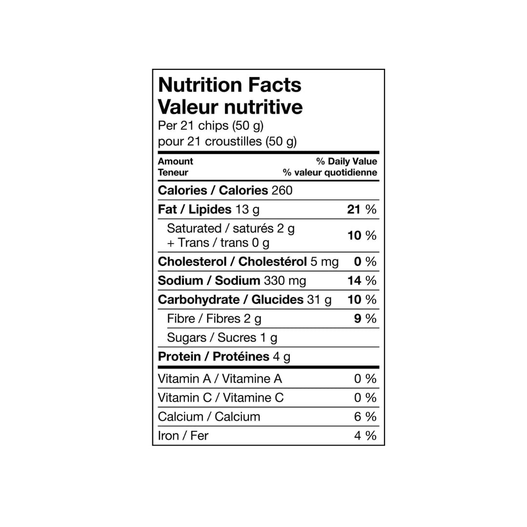 Doritos Jalapeno and Cheddar Tortilla Chips nutrition facts