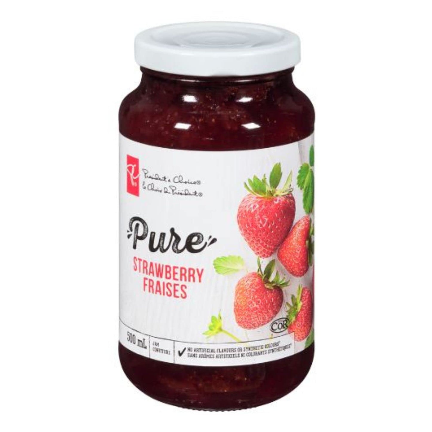 President's Choice Pure Strawberry Jam 1