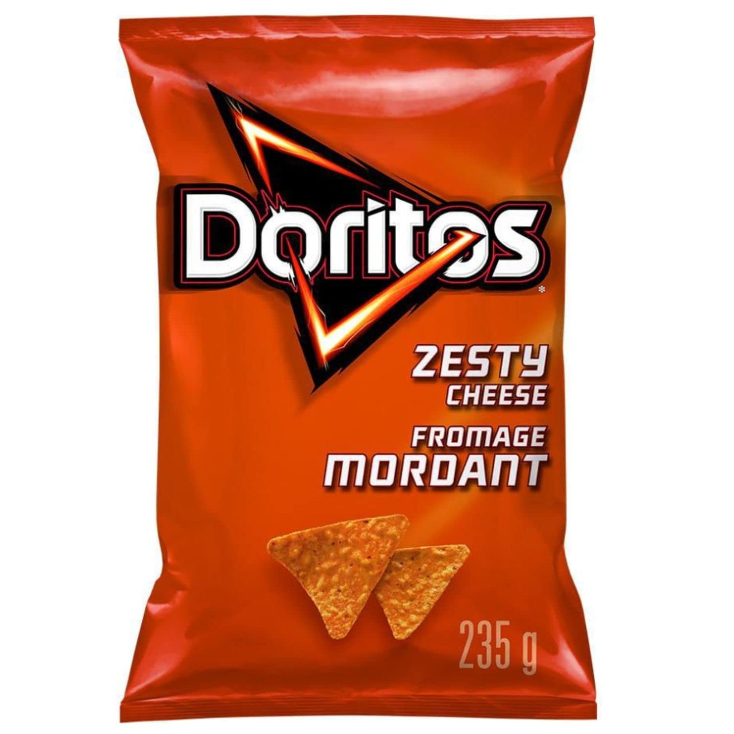Doritos Zesty Cheese Tortilla Chips 235g/8.2oz (Shipped from Canada)