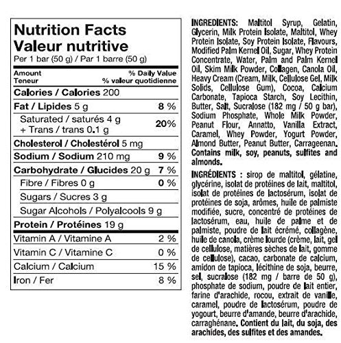 Pure Protein Salted Caramel Nutrition Facts French