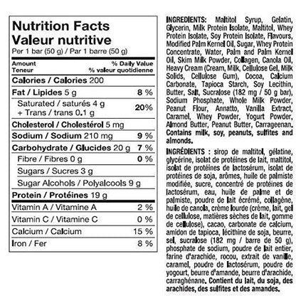 Pure Protein Salted Caramel Nutrition Facts French