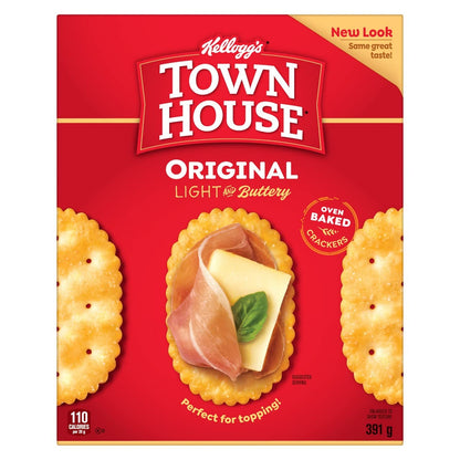 Kellogg's Town House Original Crackers 391g/13.7oz (Shipped from Canada)