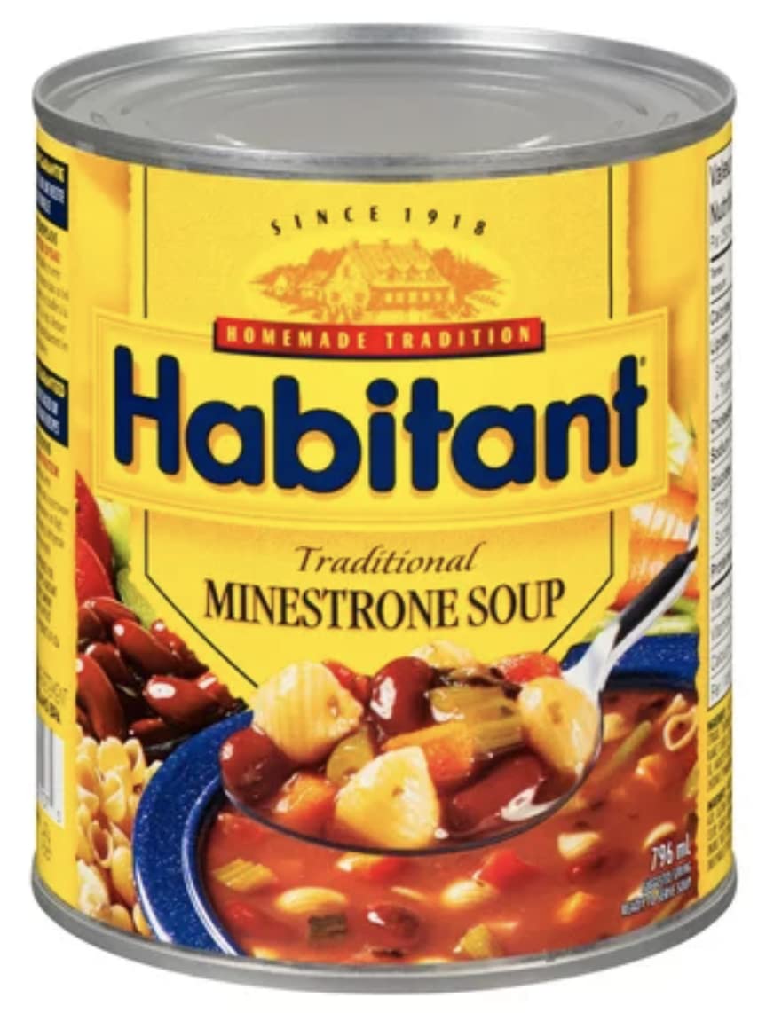 Habitant Traditional Minestrone Soup Can front cover