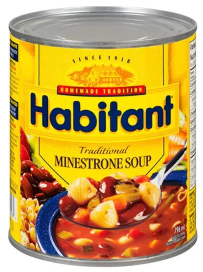 Habitant Traditional Minestrone Soup Can front cover