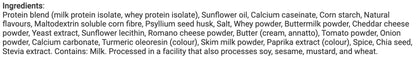 Quest Nacho Cheese Tortilla Protein Chips Ingredients