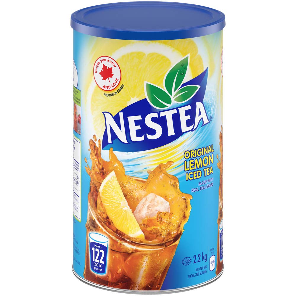 Nestea Original Canadian Lemon Iced Tea Mix Jumbo Can 2.2kg/77.6oz (Shipped from Canada)