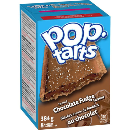 Kellogg's Pop-Tarts toaster pastries, Frosted Chocolate Fudge, 8 pastries, 384g/13.5oz (Shipped from Canada)