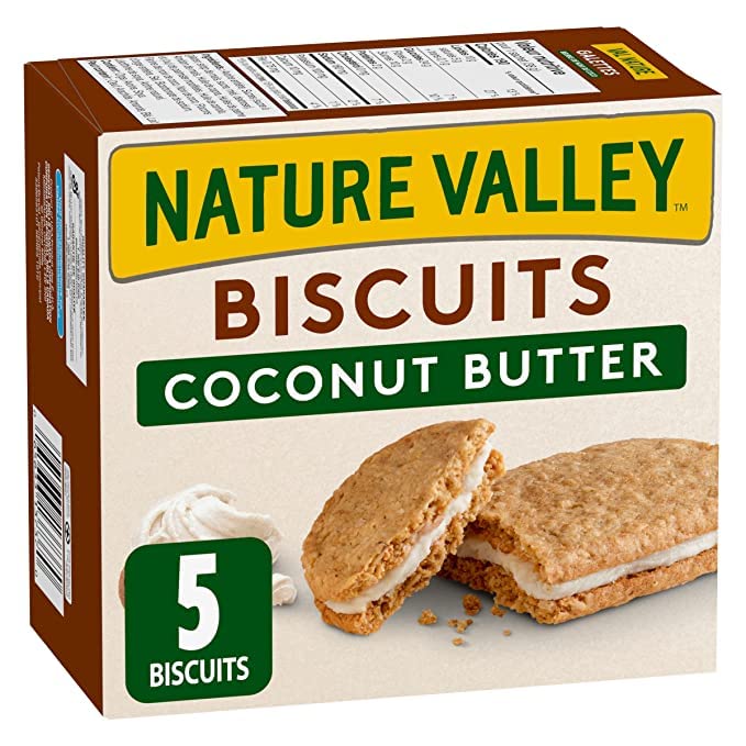 Nature Valley Coconut Butter Biscuit 5 Count, 190g/6.7oz (Shipped from Canada)