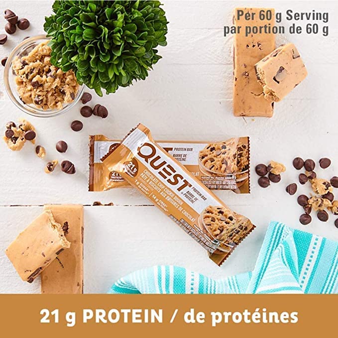 Quest Protein Bar Chocolate Chip Cookies and Cream 4