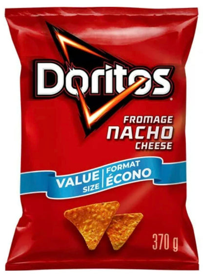 Doritos Nacho Cheese Tortilla Chips Value Sized fron cover