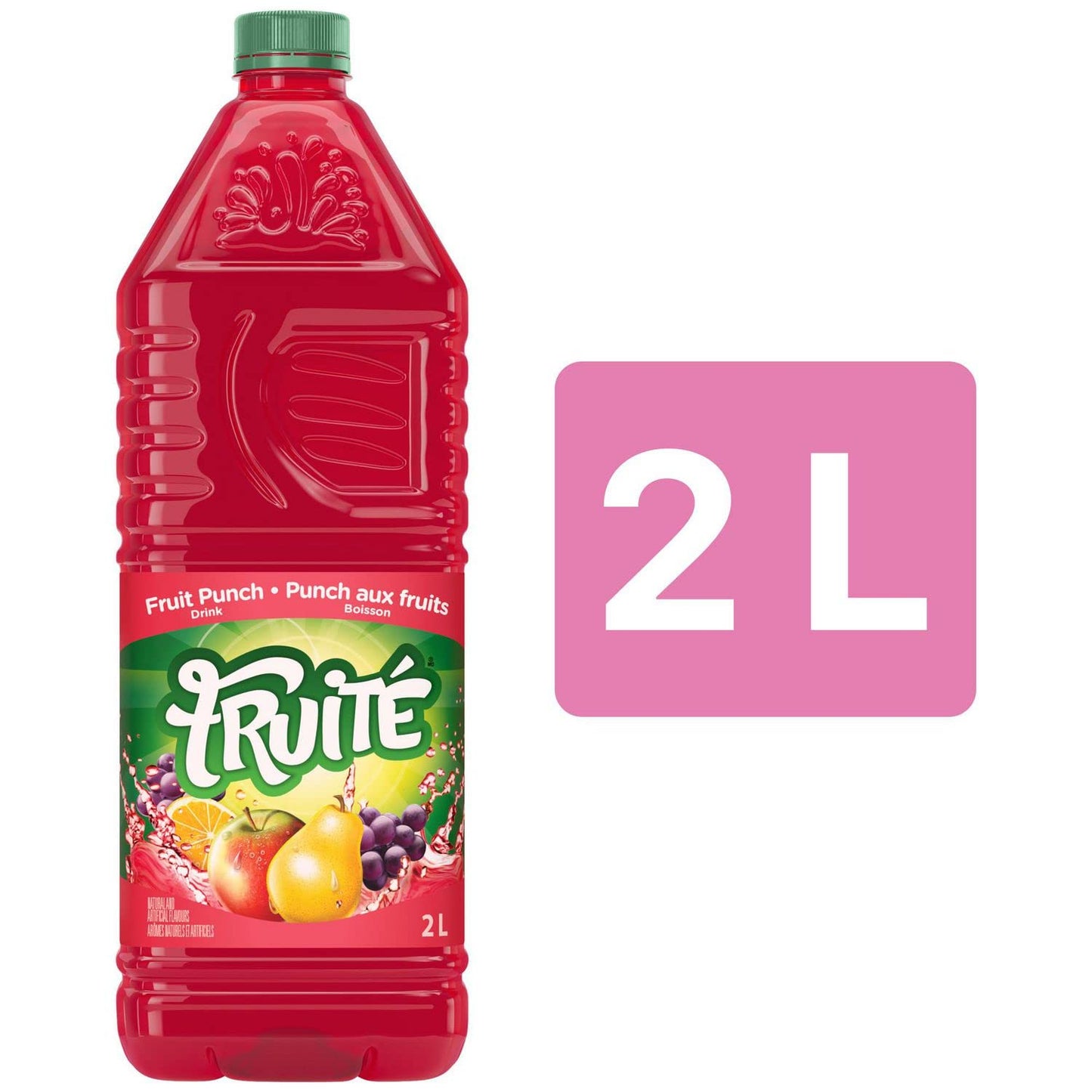 Fruite Fruit Punch Juice Bottle  2L/67fl.oz (Shipped from Canada)