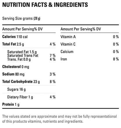 Betty Crocker Brownie Mix Chocolate Chunk Nutrition Facts