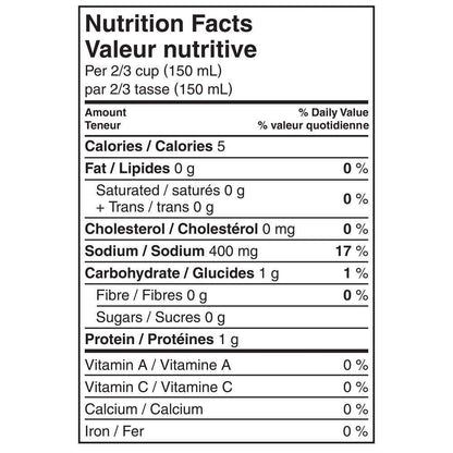 Knorr Simply Beef Broth Nutrition Facts