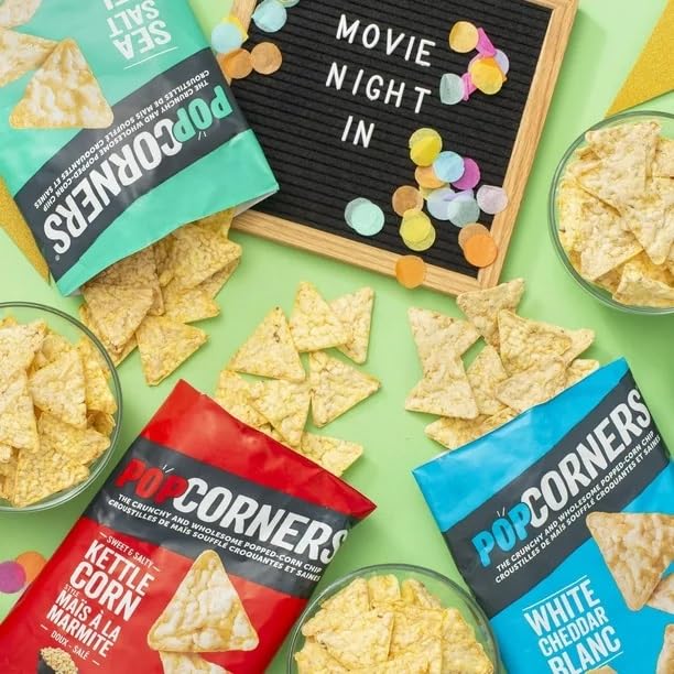 PopCorners Spicy Cheddar Popped-Corn Snack variety